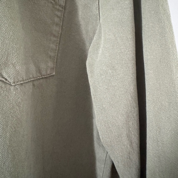 Zara Canvas/Denim Button Up Shirt - Picture 4 of 4